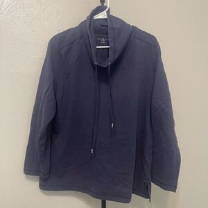 Karen Scott Sport Navy Top